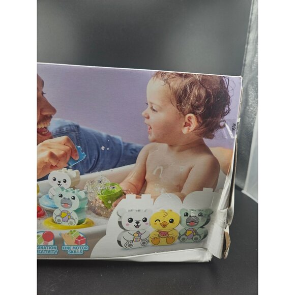 Lego Duplo Bath Time Fun: Floating Animal Train 10965 14-Piece Set Ages 1.5+ - Picture 6 of 7